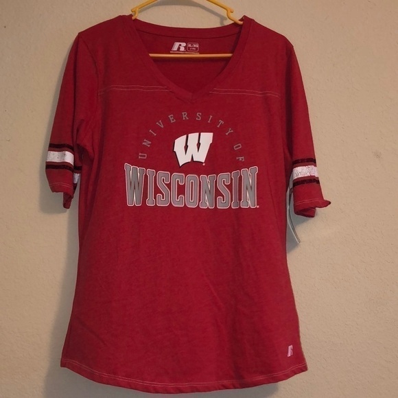 WISCONSIN Badgers XL Juniors top - Picture 1 of 6